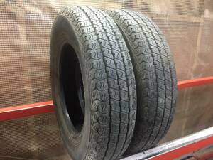 ★☆2本22年製バリ山!! 145/80R12 80/78N LT ヨコハマ SUPER VAN 356 引取可 C818☆★