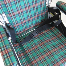 車椅子 車いす 車イス 軽量 コンパクト 自走式 モスキー グリーン A103-AKG カドクラ Mサイズ_画像8