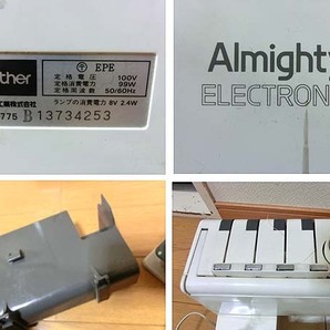 ■brother HOME ROCK-Ⅱ TE4-B775 ブラザー ロックミシン ホームロック 針上下動作確認済み 中古 メンテナンス前提 JUNK品で 送料無料！の画像8