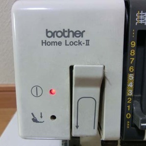 ■brother HOME ROCK-Ⅱ TE4-B775 ブラザー ロックミシン ホームロック 針上下動作確認済み 中古 メンテナンス前提 JUNK品で 送料無料！の画像6