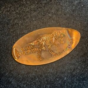 希少　福井県立　恐竜博物館　ティラノサウルス　メダリオン　スーベニアメダル