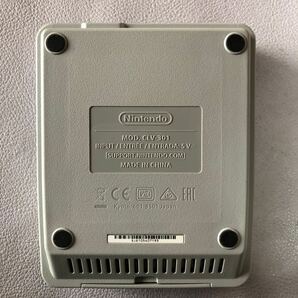 Nintendo 任天堂 ニンテンドークラシックミニ スーパーファミコン本体 CLV-301 動作未確認 未チェック ジャンク品の画像5