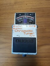 【ジャンク/ 動作未確認】BOSS Chromatic Tuner TU-2 ボス クロマチックチューナー_画像1