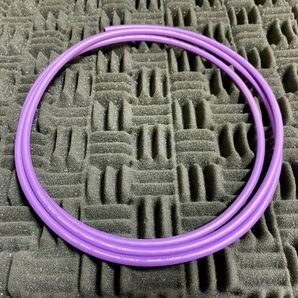 50cm×2本セット MOGAMI2534 Purple マイクケーブル 新品 XLR スピーカーケーブル キャノン ステレオペア 0.5m クラシックプロ モガミ 紫の画像2