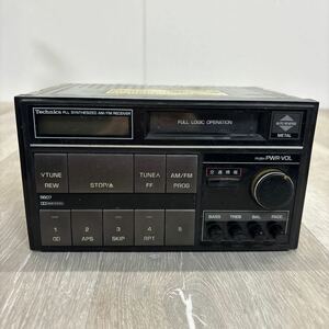 132 Technics　クレスタツインターボ　カセットデッキ　ラジオ