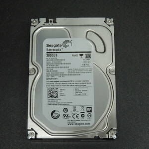 【検品済み/使用352時間】Seagate 3TB HDD ST3000DM001 管理:イ-78