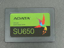 【検品済み/使用260時間】ADATA SU650 SSD 480GB ASU650SS-480GT 管理:k-55_画像1