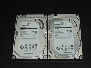 【2台まとめ売り/検品済み】Seagate 2TB HDD ST2000DM001 (使用時間：5950h/6667h) 管理:m-42