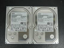 【2台まとめ売り/検品済み】HGST(Hitachi) 4TB HDD HDS5C4040ALE630 【使用時間385h・387h】 管理:イ-92_画像1