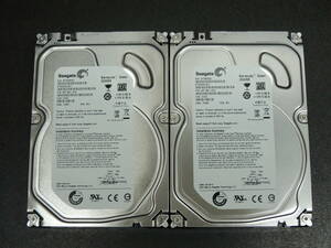 【2台まとめ売り/検品済み】Seagate 2TB HDD ST2000DL001 【使用時間761h・822h】 管理:ウ-06