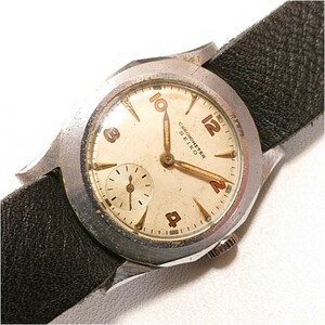 【 SEIKO 】 CHRONOMETER 7Jewels クロノメーター セイコー 手巻き 新10A型 cal.10A 飛び数字 クサビ型インデックス スモセコ