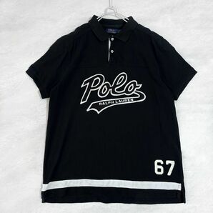 ラルフローレン ラガーポロシャツ POLO フロントロゴ 67 Lサイズ 