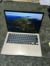 【美品】MacBook Air M1 2020 メモリ:8GB SSD:256GB ゴールド　充放電100回　バッテリー95% Apple アップル　MGN93J/A_画像2