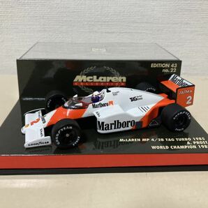 1/43 マクラーレン MP4/2B タグ ターボ 1985 アランプロスト マルボロ ワールドチャンピオン 1985の画像1