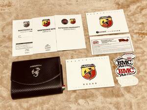 ***[ beautiful goods ]ABARTH abarth 595 / 595C ( Tourismo, competizione )* owner manual set 2020 year of model ***