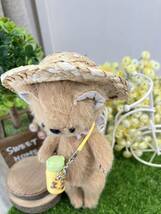 ミニチュアテディベア　ハンドメイド　ぬいぐるみ　ドール　doll テディベア teddybear handmade 春　springbear_画像3