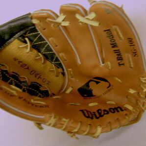 ★軟式少年用グローブ 低学年用 WILSON MLB T-Ball Modelの画像3