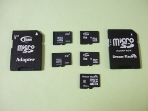 【メーカー各種】　microSDHCカード　8GB　5枚組　週末クーポン対象