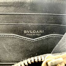 【極美品】ブルガリ BVLGARI ツイスト ビーゼロワン 財布 長財布 ジッピーウォレット ラウンドファスナー wallet メンズ ブラック レザー_画像8