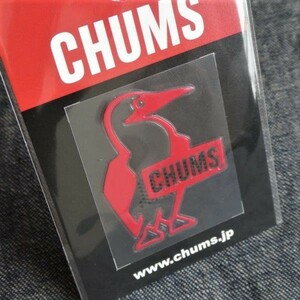 チャムス ステッカー Chums Booby Bird Emboss Sticker レッド CH62-1126 新品