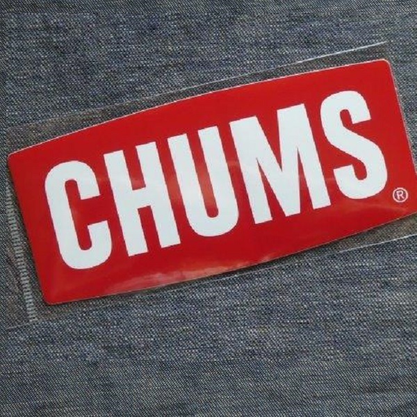 チャムス ステッカー CHUMS Logo L 新品 CH62-1058 防水素材