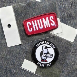 2枚セット CHUMS Wappen CH62-1471 1468 アイロン接着