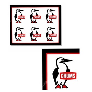 チャムス ステッカー mini Booby Bird CH62-1621 防水素材 新品の画像2