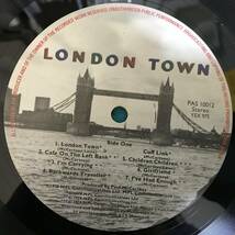 LP●Paul McCartney Wings / London Town UKオリジナル盤 PAS 10012 MASTERED BY NICK W刻印　ポスター欠落_画像4