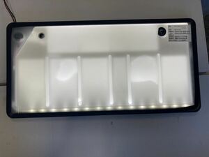 ダイヤモンドリング　字光式ナンバープレート LED 