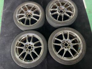 売り切り！WORK EMOTION CR kai 17×7J＋47 4/100 ワークメタルブライト ワーク エモーション usdm jdm stance スタンス 送料無料