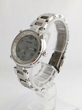 1円〜 ジャンク 限定1500本 CITIZEN xC シチズン クロスシー 白蝶貝 チタニウム エコドライブ ソーラー電波時計 レディース 腕時計_画像4