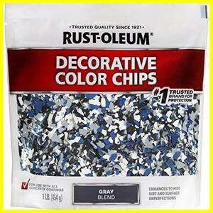 Rust-Oleum 301359 装飾用カラーチップ グレーブレンド 1ポンド