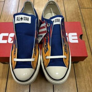 ☆新品☆CONVERSE ALLSTAR US IGNT OX コンバース オールスター US イグナイト ロー ブルー フレイム 炎 オリジネイターの画像3