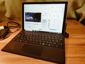 ジャンクsurface Pro4 1724 Intelcore i5-6300@2.40GHz メモリ4GB Win10