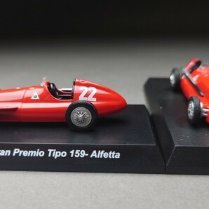 京商 1/64 アルファロメオ ミニカーコレクション 3 Gran Premio Tipo 159-Arfetta 2台セットの画像4