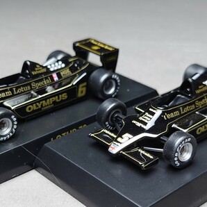 京商 1/64 ロータス フォーミュラーカー ミニカーコレクション LOTUS 79 #5 #6 2台セットの画像2