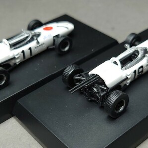 京商 1/64 HONDAミニカーコレクション HONDA RA272 #11 #19 2台セットの画像3