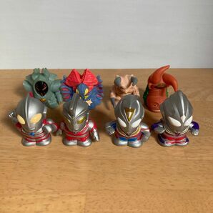 ウルトラマン　ソフビコレクション3 全8種　ティガ　ダイナ　エース　ジャック　怪獣　指人形