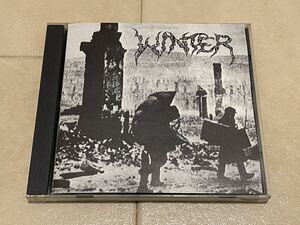 ■WINTER-Into Darkness Future Shock FSCD8000 1990年 ほぼミント！USオリジナル盤CD 正規品 廃盤 ドゥーム/スラッジ/スラッシュメタル