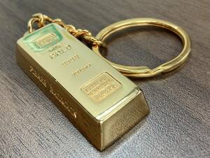 [ Pierre Balmain key holder ] strap plating in goto motif .. stick 200g brand accessory box attaching toy gold 