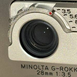 ミノルタ コンパクトフィルムカメラ TC-1 純正ケース付きの画像3