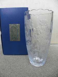 ノリタケ クリスタル ガラス 花瓶 花器 / フラワーベース ガラス 