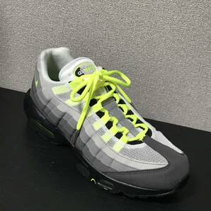 AIRMAX95 ネオンイエロー シューレース ナイキエアマックス NIKE NEON シルバーチップ 数量限定ゴールドチップ付きの画像3