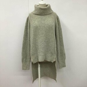 blanc basque 38 ブランバスク ニット、セーター 長袖 BB54-727 ウールナイロンタートルニットチュニック Knit Sweater 10105707