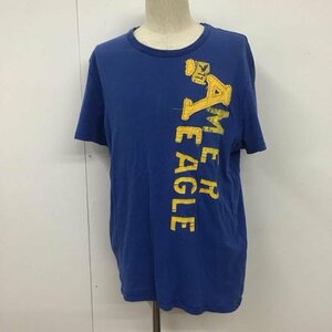 AMERICANEAGLE L アメリカンイーグル Tシャツ 半袖 クルーネック T Shirt 青 / ブルー / 10106941