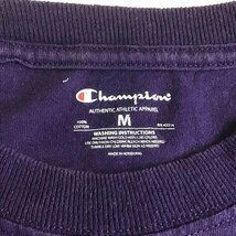 Champion M チャンピオン Tシャツ 半袖 半袖カットソー プリントTシャツ クルーネックカットソー T Shirt 紫 / パープル / 10107213_画像9