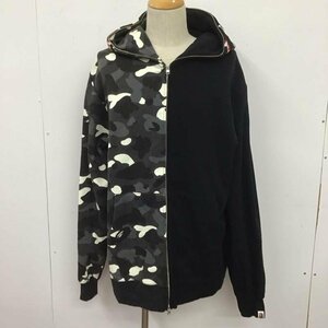 A BATHING APE 表記無し アベイシングエイプ パーカー 長袖 Hooded Sweatshirt Hoodie 黒 / ブラック / 10107431