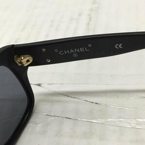 CHANEL 表記無し シャネル めがね・サングラス サングラス 02462 90405 ケース付き ココマーク Sun Glasses 黒 / ブラック / 10107632の画像5