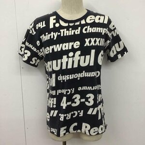 F.C.Real Bristol S エフシーレアルブリストル Tシャツ 半袖 T Shirt 白 / ホワイト / X 紺 / ネイビー / 10107743