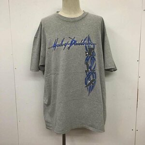 Harley-Davidson 表記無し ハーレーダビッドソン Tシャツ 半袖 クルーネック バックプリント 2XL T Shirt 灰 / グレー / 10107651